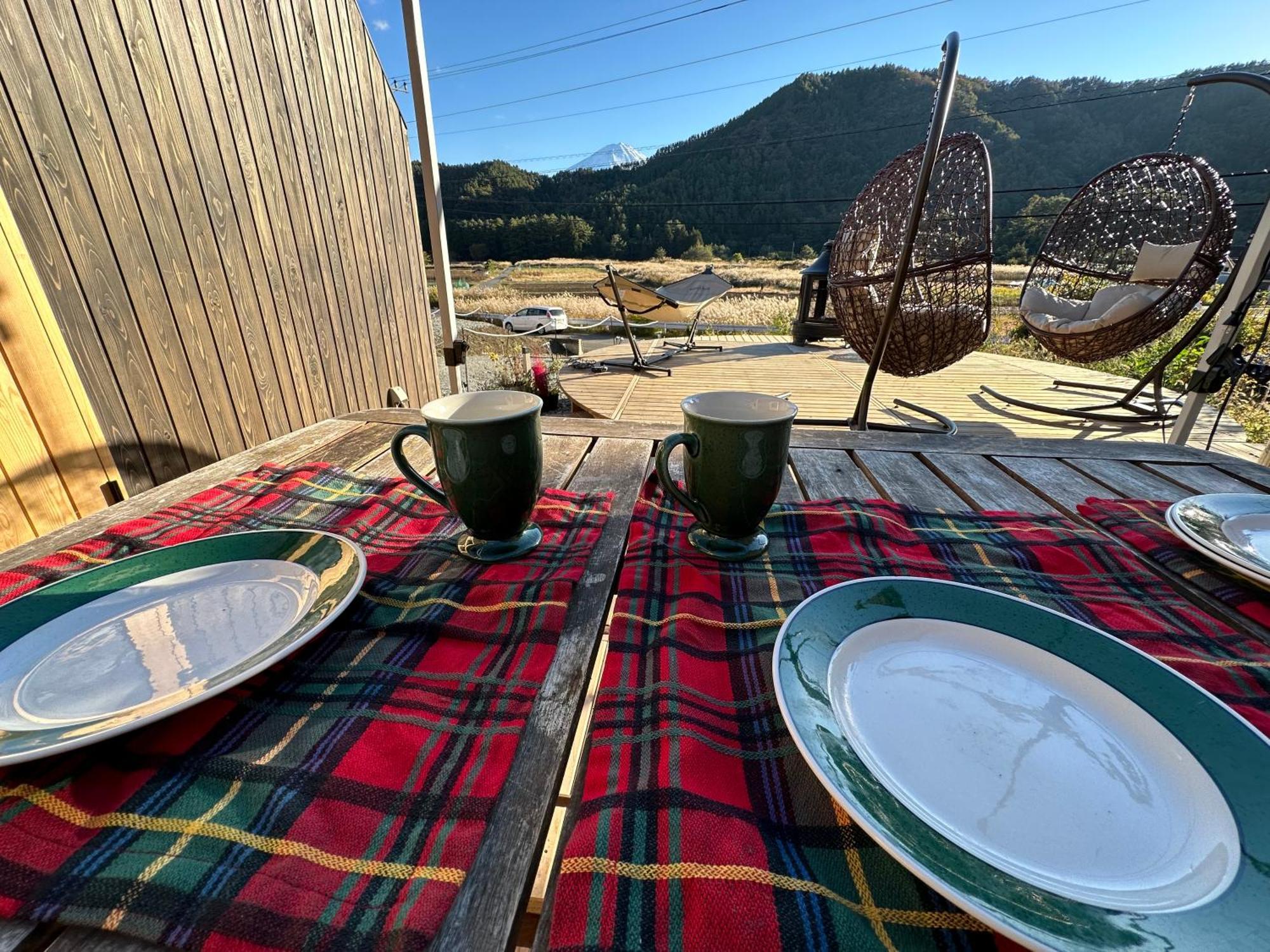 Fuji Dome Glamping Otel Fujikawaguchiko Dış mekan fotoğraf