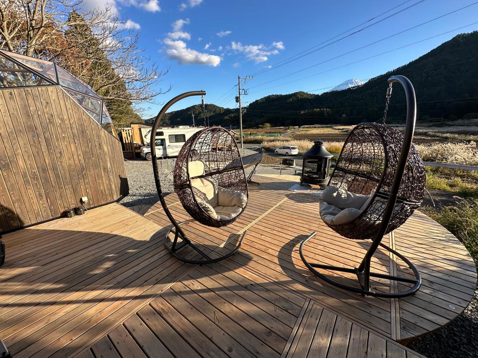 Fuji Dome Glamping Otel Fujikawaguchiko Dış mekan fotoğraf