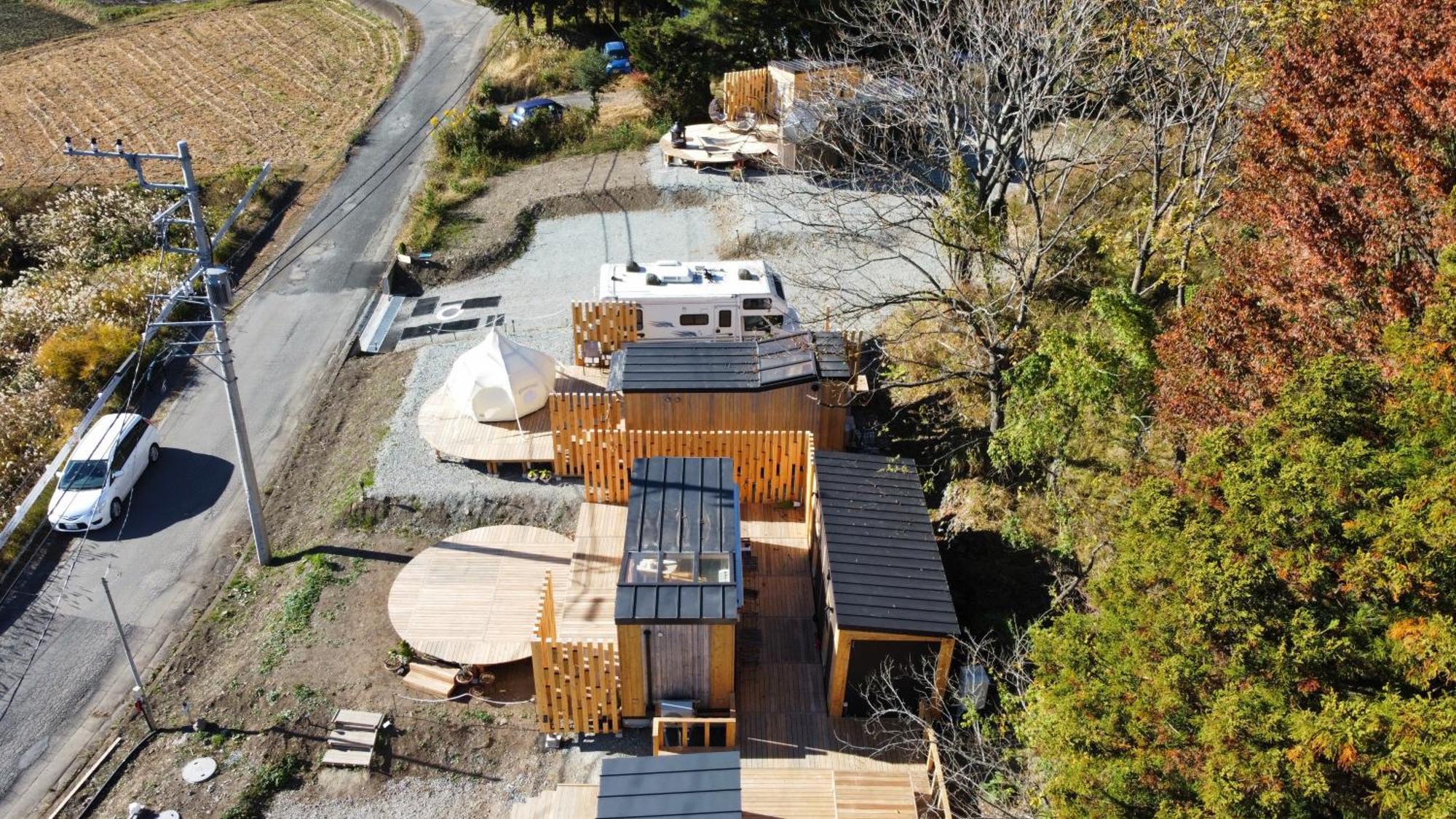 Fuji Dome Glamping Otel Fujikawaguchiko Dış mekan fotoğraf