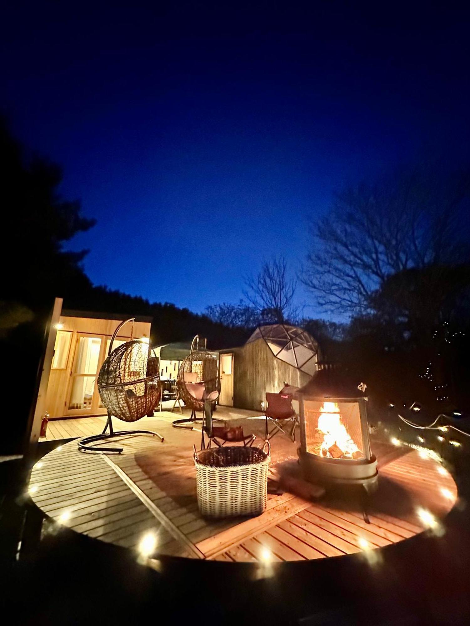 Fuji Dome Glamping Otel Fujikawaguchiko Dış mekan fotoğraf