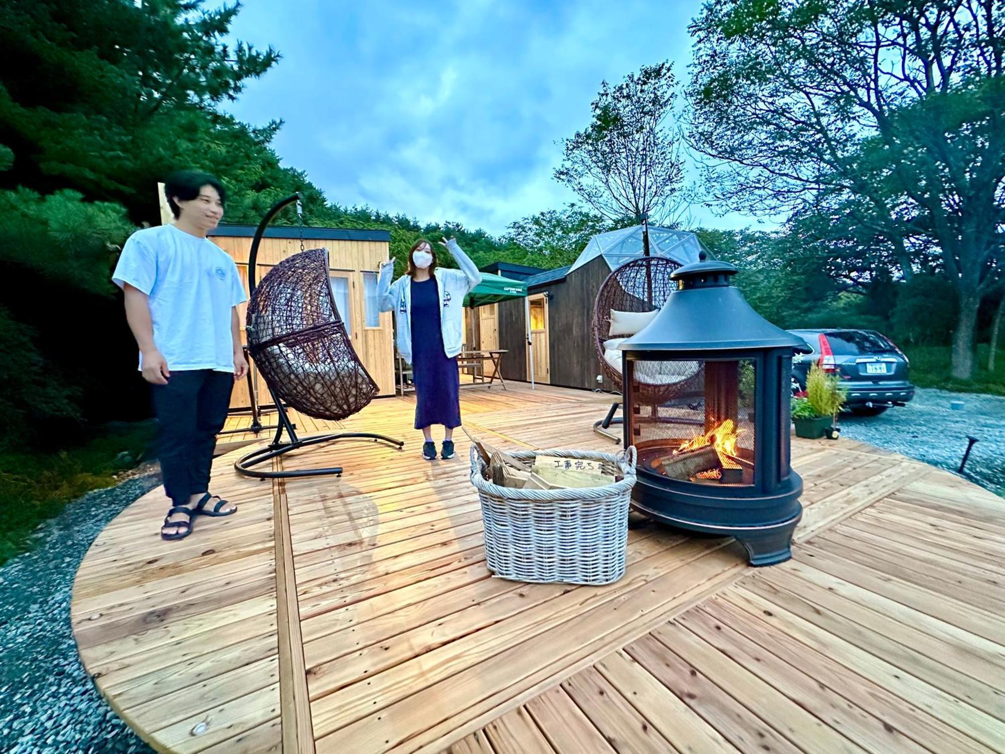 Fuji Dome Glamping Otel Fujikawaguchiko Dış mekan fotoğraf