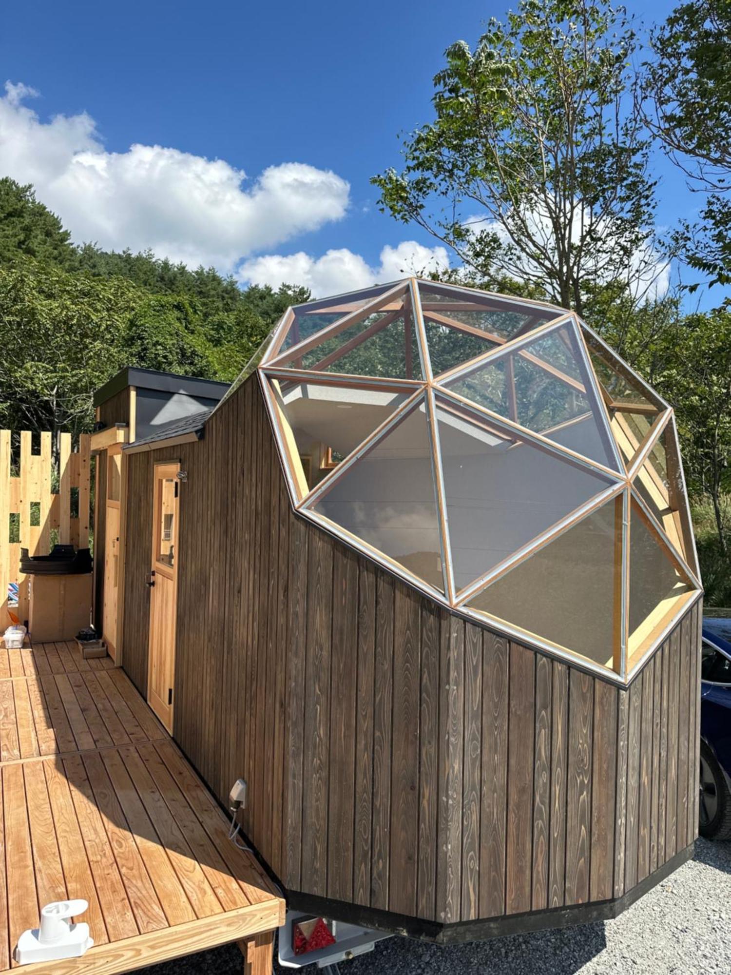 Fuji Dome Glamping Otel Fujikawaguchiko Dış mekan fotoğraf