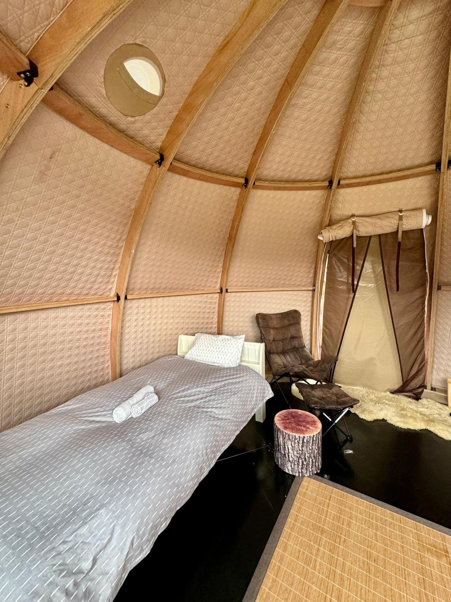 Fuji Dome Glamping Otel Fujikawaguchiko Dış mekan fotoğraf