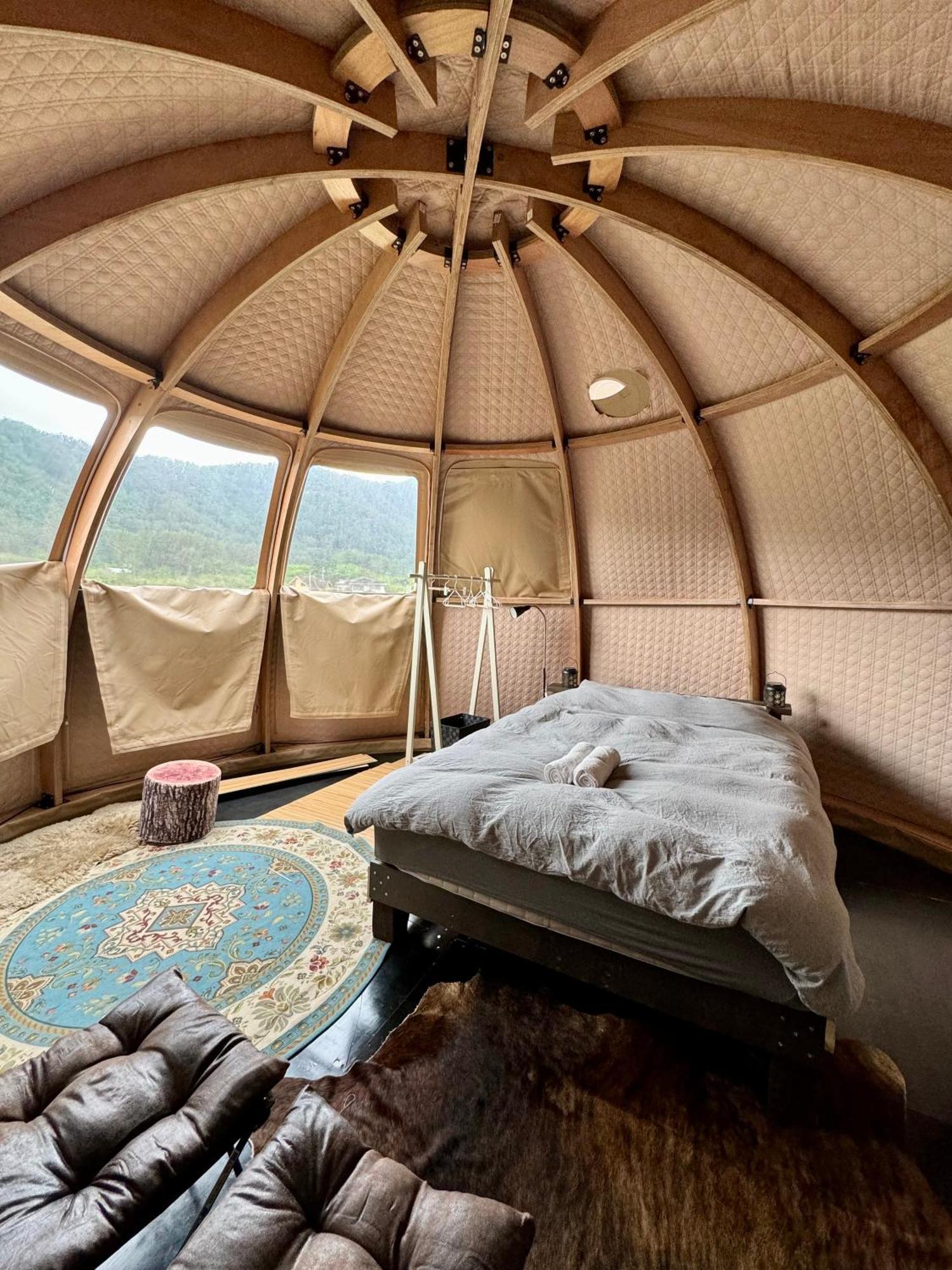 Fuji Dome Glamping Otel Fujikawaguchiko Dış mekan fotoğraf